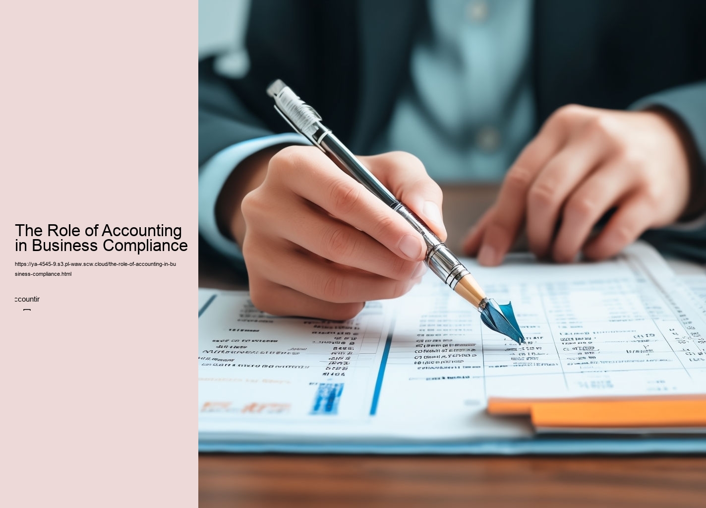 The Role of Accounting in Business Compliance